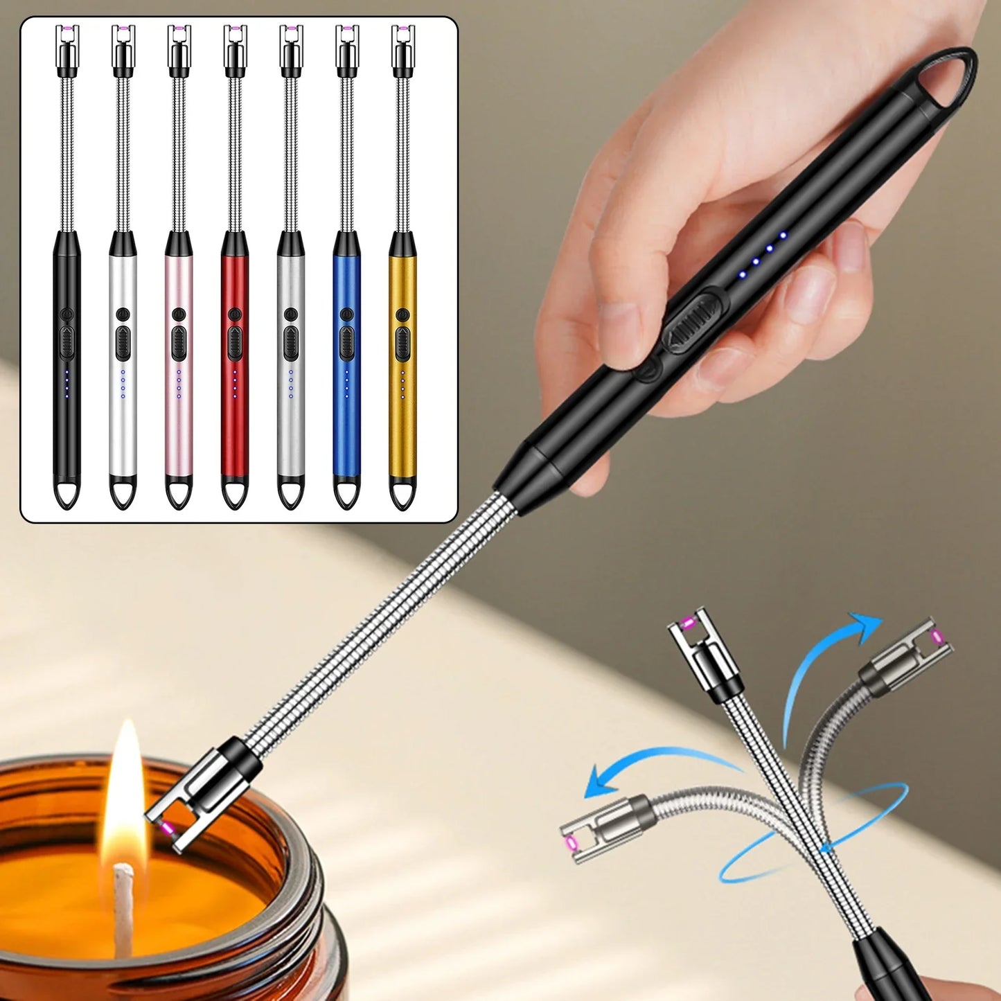 Type-C Rechargeable Pulse Gas Stove Igniter for Effortless Lighting