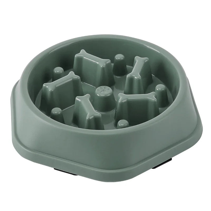 Anti-Choking Slow Feeding Puzzle Bowl