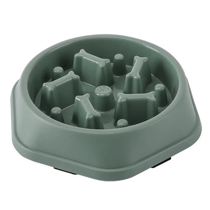 Anti-Choking Slow Feeding Puzzle Bowl