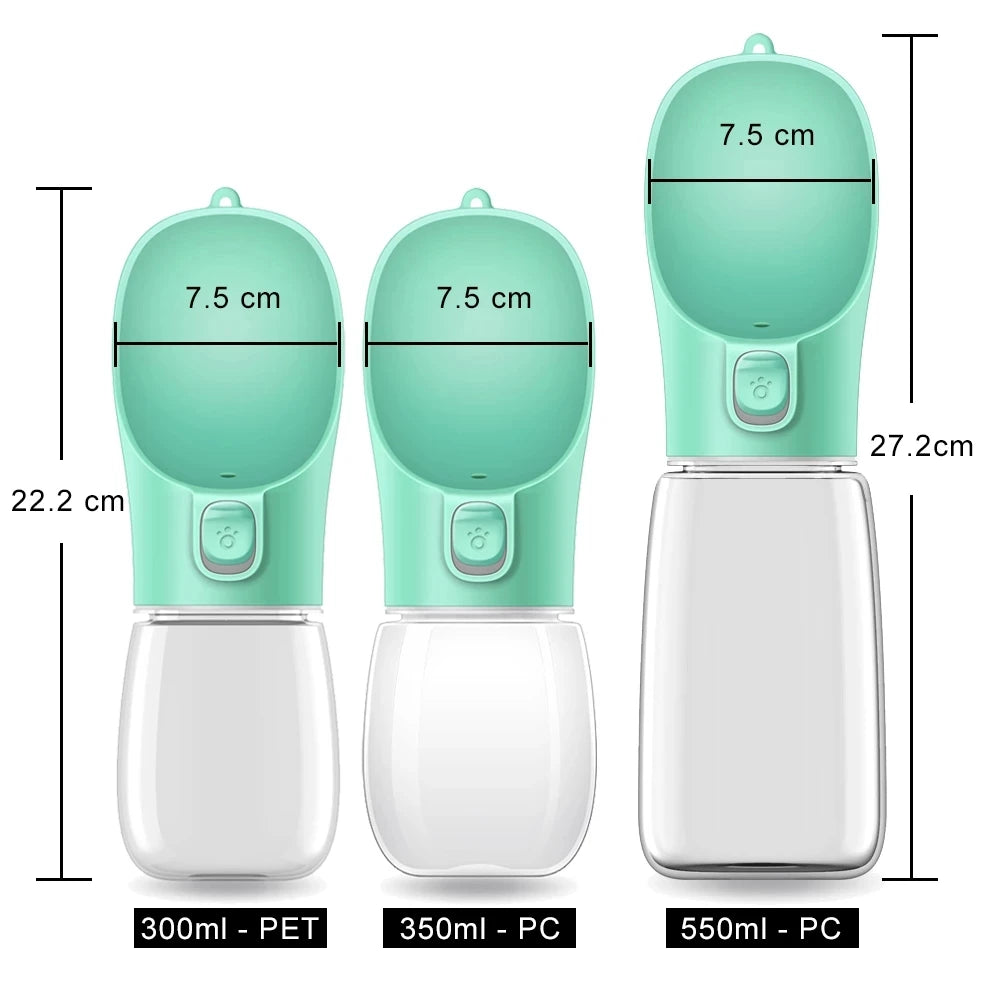Portable Pet Drinking Bottle for Walks & Travel