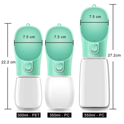 Portable Pet Drinking Bottle for Walks & Travel